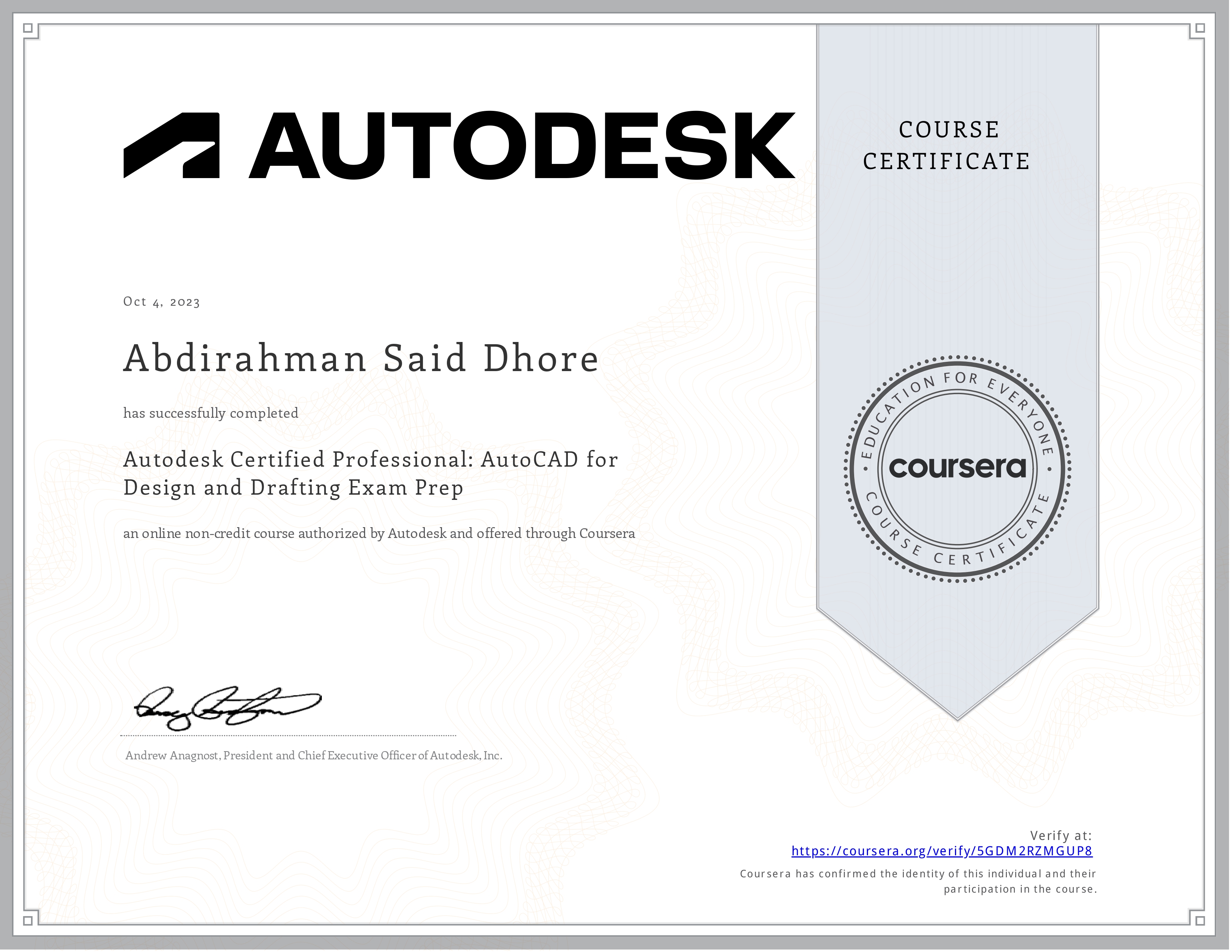 AutoCAD Certification Preview